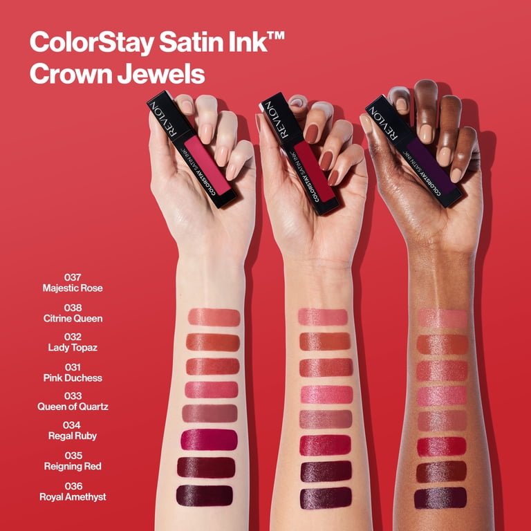 Revlon ColorStay Satin Ink Crown Jewels Liquid Lipstick, Regal Ruby photo 6