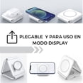 thumbnail image 3 of Mastery Brand Cargador Inalámbrico 3 en 1 Plegable – Estación de Carga Apple para iPhone y Apple Watch – Cargador iPhone Inalámbrico con Carga Rápida Magnética Universal y Diseño Portátil, 3 of 5