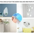 BSHAPPLUS® 19.7"x39.3" Flexible Mirror Sheets, Mirror Wall Stickers