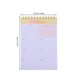 thumbnail image 2 of unbranded Agenda Semanal Sin Fecha Color Amarillo Con Hojas Resistentes Y Portátil Para Oficina O Casa, 2 of 7