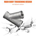 thumbnail image 4 of Stainless Steel Tube Pipe Fittings Y Shaped Tees 45 Degree Oblique Joint for Gas Water Systems Kitchen Garden Irrigation, 4 of 4