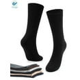 thumbnail image 3 of Deago Men's Cushion Crew Socks 3-6 Pairs Athletic Running 7-9/9-11/11-13 Socks Men Cotton Sport Wicking Work, 3 of 9