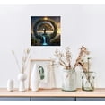 thumbnail image 4 of Magical Tree of Life Canvas Print - Abstract Painting Wall Art - Decorative Art Classic Contemporary Style - Kitchen, Bathroom, Living Room, Bedroom Decoration - Painted Art on Canvas Framed, 4 of 5