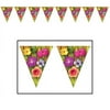 Luau Pennant Banner Pack of 12