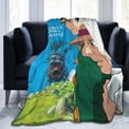 thumbnail image 6 of Howls Moving Castle Fleece Throw Blankets, Super Soft Flannel Cozy Blankets for Adults, Washable Lightweight Blanket for Couch Sofa Bed Office, Warm Plush Blankets for All Season, 6 of 8