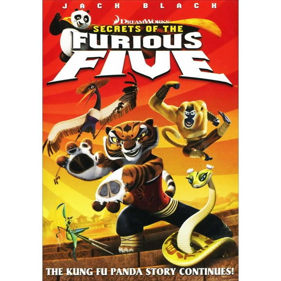 Secrets of the Furious Five: The Kung Fu Panda Story Continues (DVD, 2008) NEW
