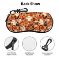 thumbnail image 3 of KLL Halloween 2 Print Eyeglass Case for Men & Women's Classy Travel Eyewear Holder Case Zipper Eyeglasses Case With Hook, 3 of 6