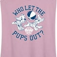 thumbnail image 3 of Paw Patrol - Who Let The Pups Out - Women's Racerback Tank Top, 3 of 6