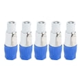 thumbnail image 1 of Adaptador de audio, 5 piezas, conector de audio XLR de 3 pines, conector de audio resistente al agua, elegante y moderno, 1 of 9