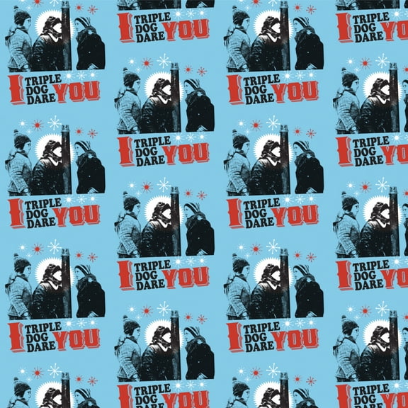 A Christmas Story I Triple Dog Dare You Premium Roll Gift Wrap Wrapping Paper