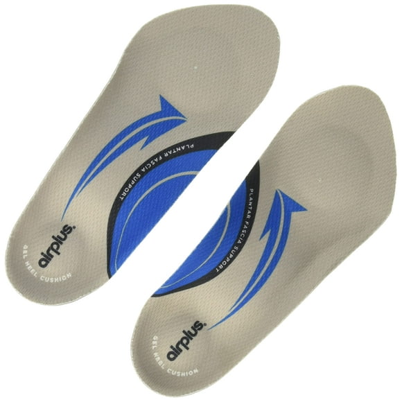 Airplus Plantar Fasciitis Orthotic Shoe Insole for Extra Cushioning and Pain Relief, Women's, Size 5-11