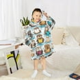 thumbnail image 6 of joogoo Wearable Blanket Hoodie for Guinea Pig in Water Flannel Sherpa Pocket 3-14 YR S, 6 of 7