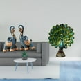 thumbnail image 2 of Figura de elefante,Figuras de elefantes,estatuas,adornos de animales,Escultura coleccionable para dormitorio,decoración del hogar,regalo.,Figura de escritorio,Estante de estatua de pavo real, 2 of 8