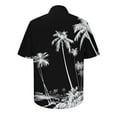 thumbnail image 4 of ZCFZJW Hawaiian Shirts for Men Big and Tall Regular Fit Casual Tropical Palm Tree Print Beach Vacation Tees Shirt Summer Short Sleeve Button Down Graphic T-Shirt Tops Multicolor#01 L, 4 of 5