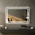 thumbnail image 1 of LED Bathroom Mirror with Lights - Backlit + Front Lit Dimmable Anti-Fog, Shatter-Proof Vanity Mirror with Memory Function (Horizontal/Vertical), 1 of 10