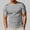 Grey, variant on Workout Shirts for Men Summer Lightweight Breathable Short Sleeve Crewneck Gym Shirt Running Tshirts