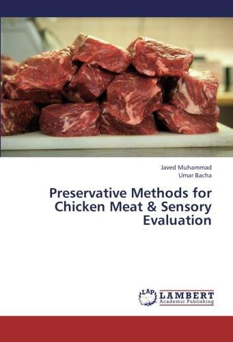 Preservative Methods for Chicken Meat & Sensory Evaluation by