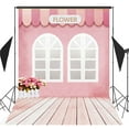 thumbnail image 2 of BSDHOME Polyester 5x7ft Flower Floor Pink Wedding Backdrop Background Studio Photograghy Props, 2 of 4