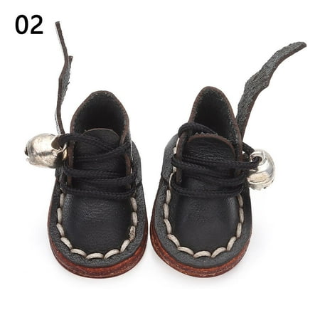 

For obitsu11GSCbody9OB11 Handmade for 1/11 OB11 for 1/12BJD Doll New Casual Leather Shoes Doll Casual Shoes Cowhide Dolls Shoes 2