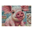 thumbnail image 6 of BCIIG Pig Puzzle Wooden Jigsaw Puzzle Eco-Friendly Impossible Puzzles Relaxation Gift for Family Friends 300 PCS, 6 of 6