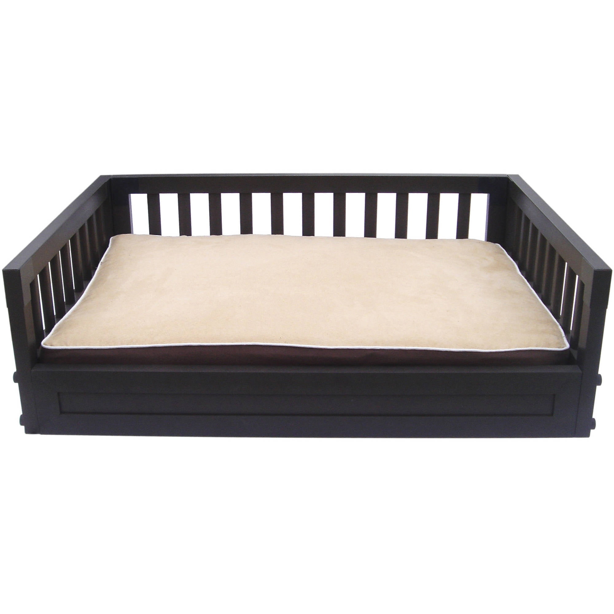 ECOFLEX Dog Bed with Removable Cover Espresso Medium