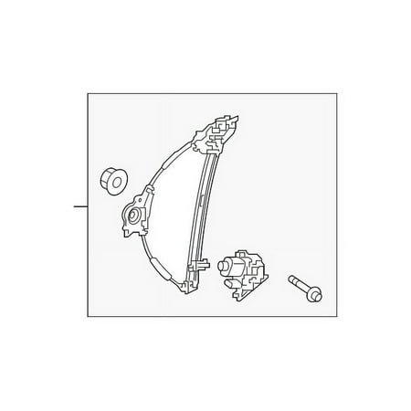 Genuine OE Kia Window Regulator - 82401-H9100