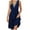 Navy, variant on Summer Dresses for Women 2024 Plus Size Fashion Short Sleeve V-Neck Solid Color Pocket Makings Dress Womens plus $15 & under
