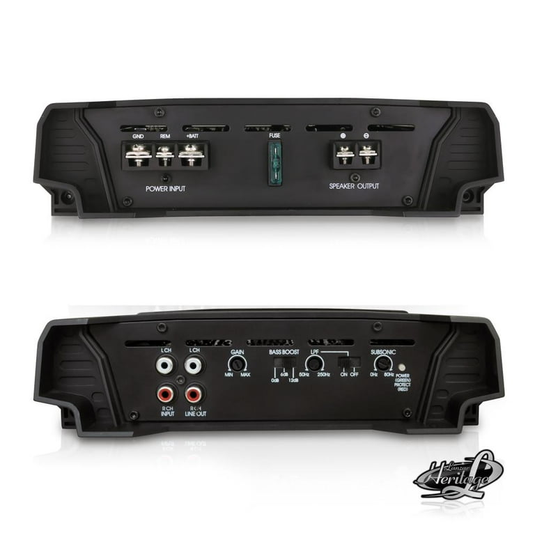 LANZAR HTG137 - 2000 Watt Mono Block Amplifier 2 Ohm Stable, Heritage Series Amp
