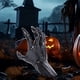 thumbnail image 3 of Decoraciones de Halloween Decoración de Halloween de Interiores, Montado en la Pared de Interiores, Extraño, Alcanzando para Sostener una Vela Encendida, Mano Sosteniendo Decoración de Terror, Gothic, 3 of 4