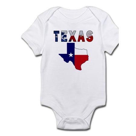 

CafePress - Flag Map With Texas Infant Bodysuit - Baby Light Bodysuit