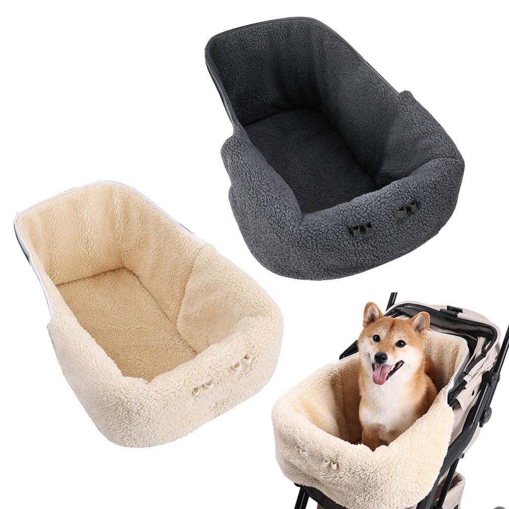 Insulated Pet Strollers Cover Winter Fleece Protector Soft Warm Windproof Universal Design