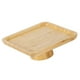 thumbnail image 2 of Soporte de madera de bambú para tartas, postres, platos para servir en la cocina Amarillo 20x20x6cm, 2 of 9