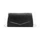 thumbnail image 1 of Bolsa de noche Cadena Fiesta Cena Bolsa Exquisito Vestido de dama Monedero (Negro) Tmvgtek Para Estrenar, 1 of 9