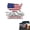 1pc, variant on 3D Metal Car Emblem American Flag Badge, Patriotic Vehicle Decal Plate, Waterproof Truck Sticker for Chevy Ford Ram Dodge Jeep Motorcycle