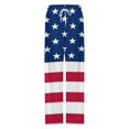 thumbnail image 4 of Abstract USA Flag Pajama Pants Breathable with Pockets Pajamas For Lady Vintage Sleeping Pants Bedroom Homewear, 4 of 6
