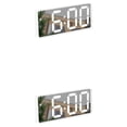 thumbnail image 3 of Wosthever Alarm Clock Digital Electronic Bedroom Bedside Thermometer Calendar Temperature Date Display Household Portable Snooze Desktop Type2 NO2, 3 of 6
