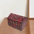 thumbnail image 4 of KAKOWELY Trinket Box Wooden 1Set 9.4X7.1X6.7In, 4 of 8