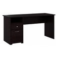 thumbnail image 1 of Pemberly Row 60W Computer Desk with Drawers in Espresso Oak - Engineered Wood, 1 of 6