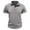 Gray, variant on Men's Casual Polo Shirts Classic Short Sleeve Button Tees Basic Golf Shirt Cotton Top with Pocket