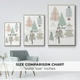 thumbnail image 4 of Christmas Tree Sketchbook Collection B - Framed Gallery Wrapped Holiday Canvas - 17 x 25 - Natural Wood Frame, 4 of 8