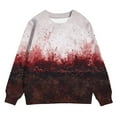 thumbnail image 4 of KPOPLK Toddler Girls Crewneck Sweatshirts, 2 Pack Kids Graphic Long Sleeve Shirts Pullover Cotton Tops(11-12 Years,Brown), 4 of 6