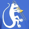 thumbnail image 3 of CafePress - Gecko Trombone Dark T Shirt - Men's Classic Graphic Cotton T-Shirt, 3 of 4