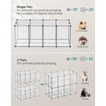 thumbnail image 3 of Corral para Mascotas SONGMICS Recinto para Animales Pequeños 145x72x57 cm, 3 of 8