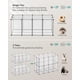 thumbnail image 3 of Corral para Mascotas SONGMICS Recinto para Animales Pequeños 145x72x57 cm, 3 of 8