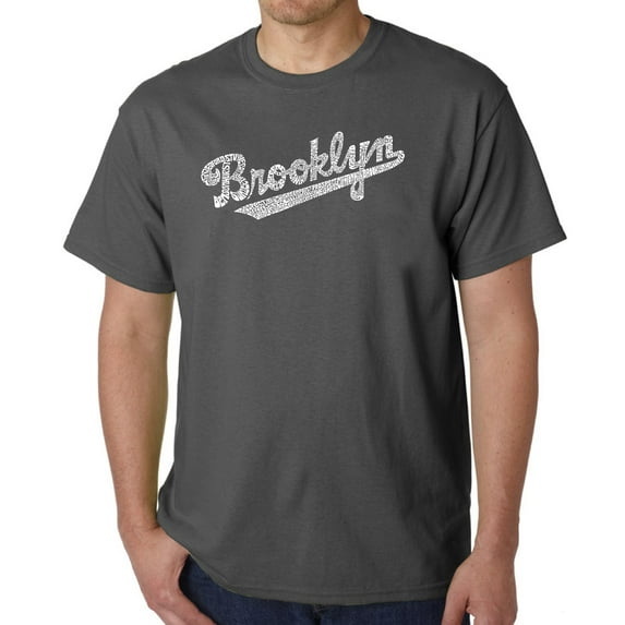 Men's Word Art T-shirt - Brooklyn Neighborhoods