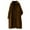 Brown, variant on asdoklhq Womens Plus Size Coats Clearance Womens Fashion Solid Color Long Sleeve Casual Outwear Trench Coat Tops