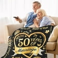 50th Anniversary Blanket Gifts Wedding Anniversary Blanket Gifts