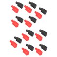thumbnail image 3 of FAGINEY Top Post Flexible Battery Terminal Cover,10 Set Flexible Battery Terminal Cover Top Post Style Car Rubber Protective Sleeve Red Black,Car Battery Terminal Cover, 3 of 8