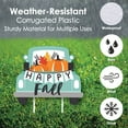 thumbnail image 5 of Big Dot of Happiness Happy Fall Truck - Lawn Decorations - Outdoor Harvest Pumpkin Party Yard Decorations - 10 Piece, 5 of 8
