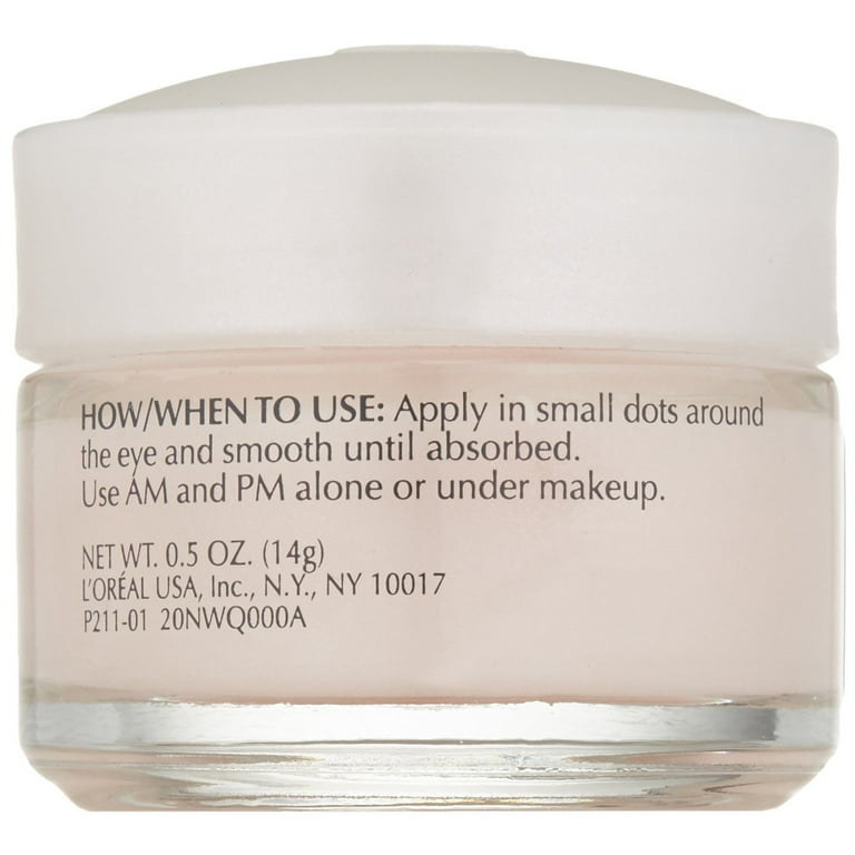 L'Oreal Paris Eye Defense Eye Cream, 0.5 oz, Reduces Puffiness
